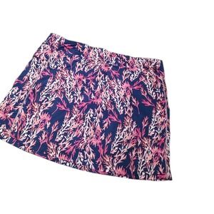 Coral Bay Ladies Sz XL Tennis Golf Pickleball‎ skort stretch Tropical Blue Pink